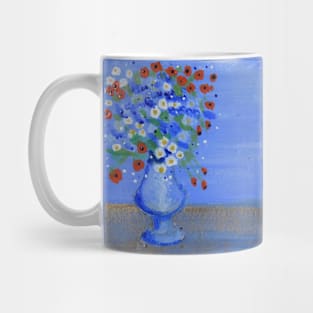 Flowers in a Vase (Van Gogh style) Mug